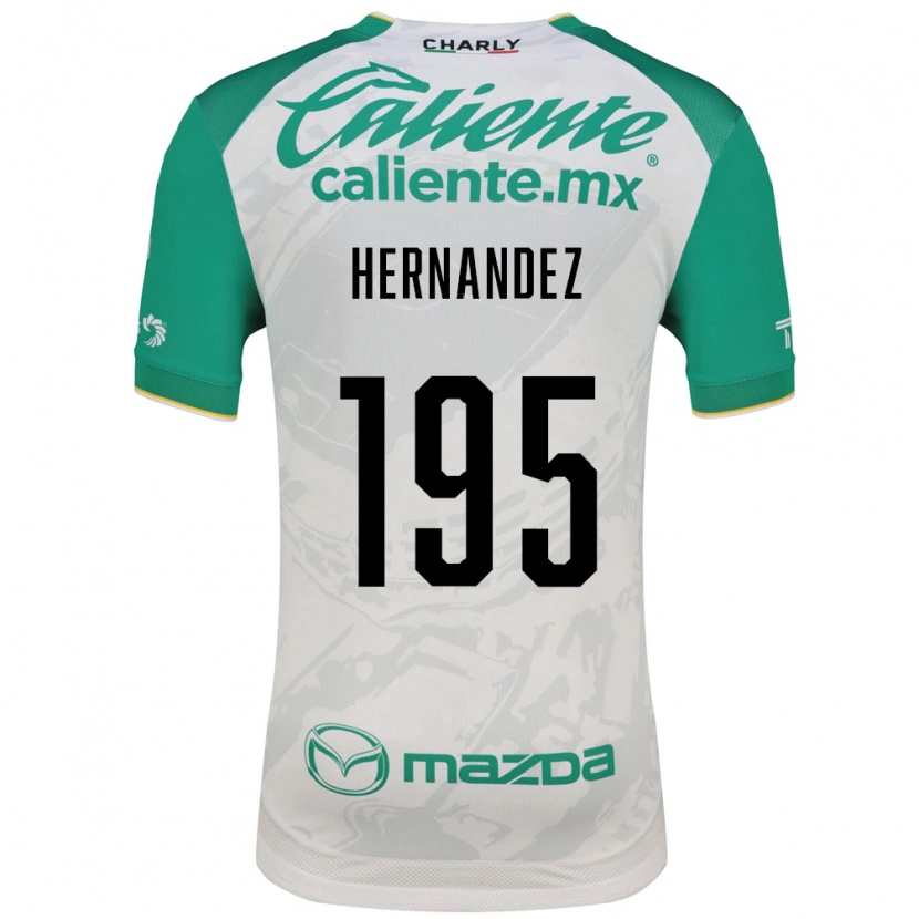 Danxen Dames Fernando Hernández #195 Lichtgroen Wit Uitshirt Uittenue 2026/27 T-Shirt België