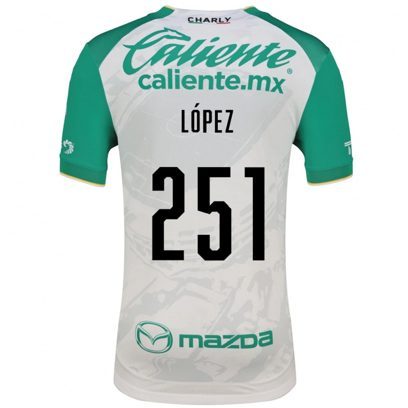 Danxen Dames Iván López #251 Lichtgroen Wit Uitshirt Uittenue 2026/27 T-Shirt België