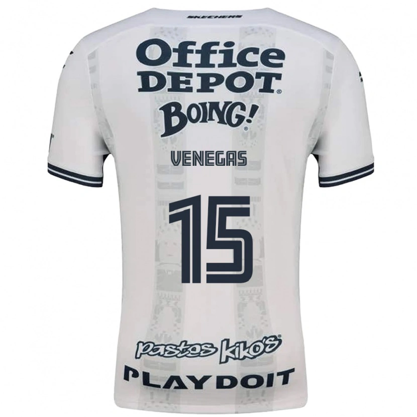 Danxen Dames Francisco Venegas #15 Rood Wit Zwart Uitshirt Uittenue 2026/27 T-Shirt België
