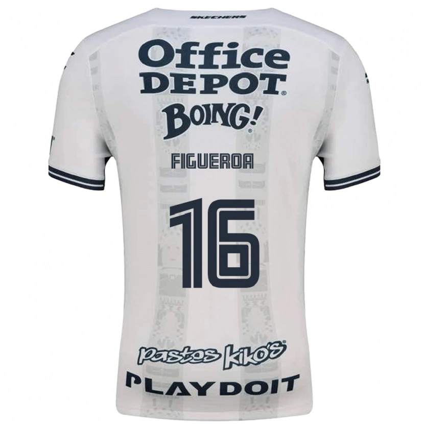 Danxen Dames Antonio Figueroa #16 Rood Wit Zwart Uitshirt Uittenue 2026/27 T-Shirt België