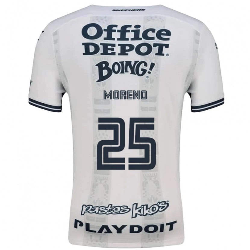 Danxen Dames Carlos Moreno #25 Rood Wit Zwart Uitshirt Uittenue 2026/27 T-Shirt België