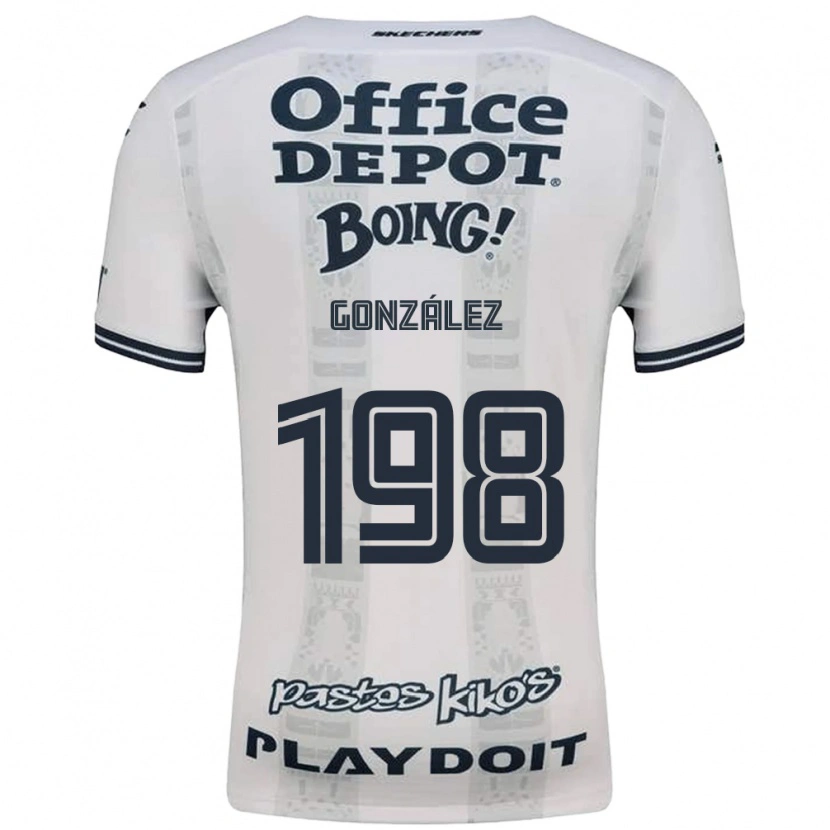 Danxen Dames Osvaldo González #198 Rood Wit Zwart Uitshirt Uittenue 2026/27 T-Shirt België