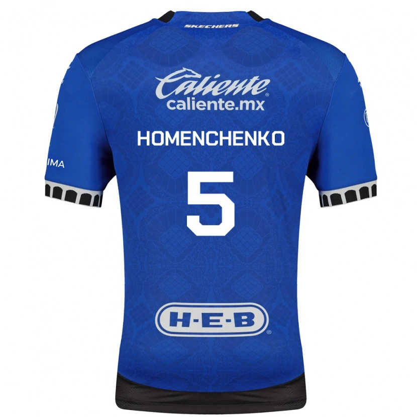 Danxen Dames Santiago Homenchenko #5 Koninklijk Blauw Wit Zwart Uitshirt Uittenue 2026/27 T-Shirt België