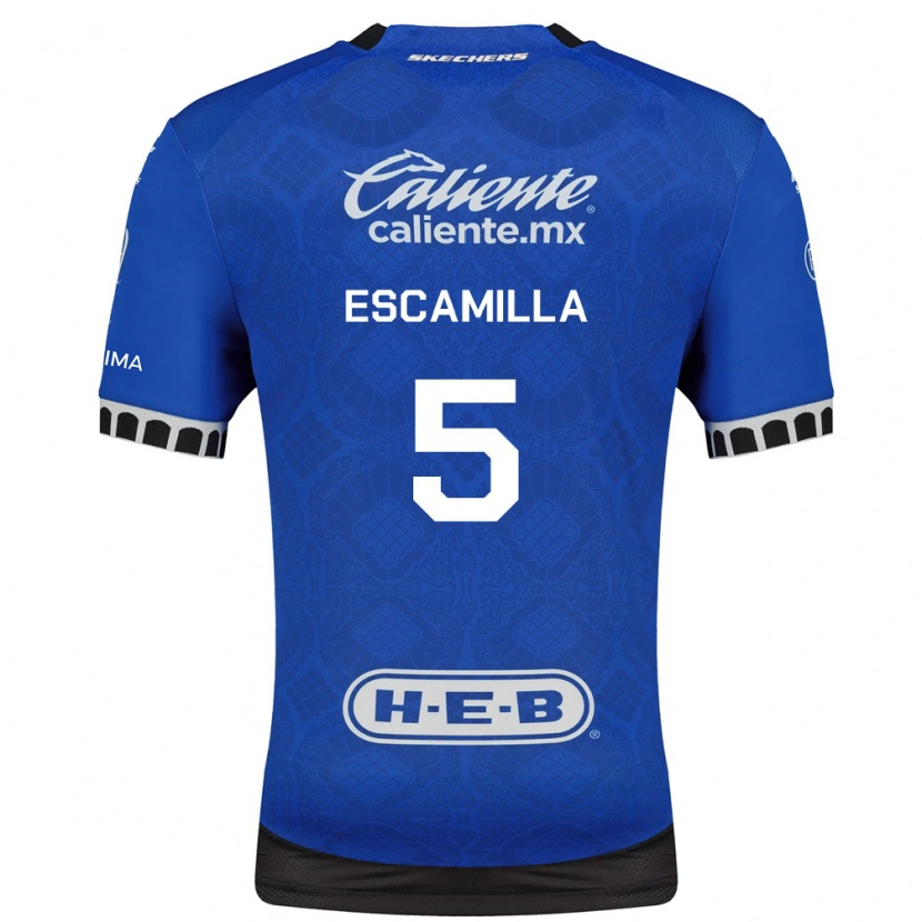 Danxen Dames Kevin Escamilla #5 Koninklijk Blauw Wit Zwart Uitshirt Uittenue 2026/27 T-Shirt België