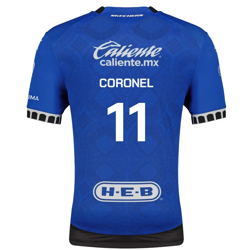 Danxen Dames Mateo Coronel #11 Koninklijk Blauw Wit Zwart Uitshirt Uittenue 2026/27 T-Shirt België
