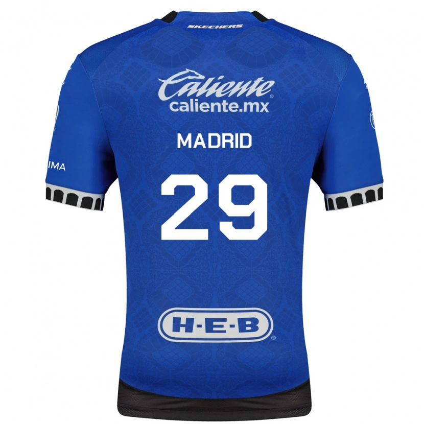 Danxen Dames Waldo Madrid #29 Koninklijk Blauw Wit Zwart Uitshirt Uittenue 2026/27 T-Shirt België