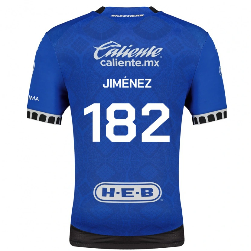 Danxen Dames Carlos Jiménez #182 Koninklijk Blauw Wit Zwart Uitshirt Uittenue 2026/27 T-Shirt België
