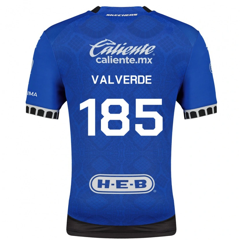 Danxen Dames Luis Valverde #185 Koninklijk Blauw Wit Zwart Uitshirt Uittenue 2026/27 T-Shirt België