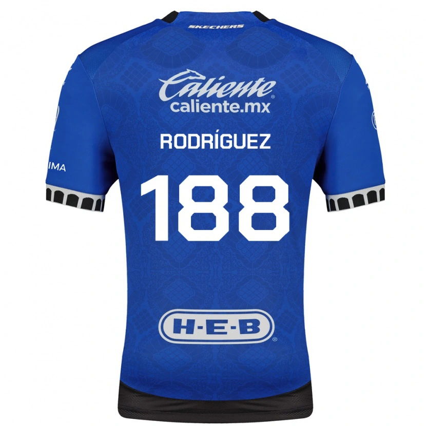 Danxen Dames Darío Rodríguez #188 Koninklijk Blauw Wit Zwart Uitshirt Uittenue 2026/27 T-Shirt België