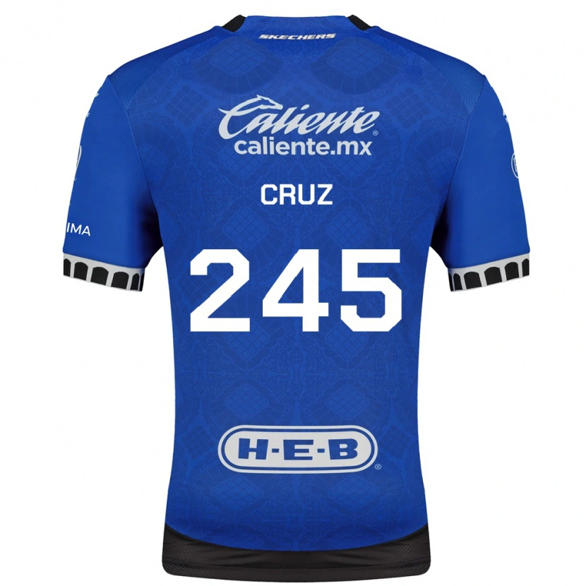 Danxen Dames Leonardo Cruz #245 Koninklijk Blauw Wit Zwart Uitshirt Uittenue 2026/27 T-Shirt België