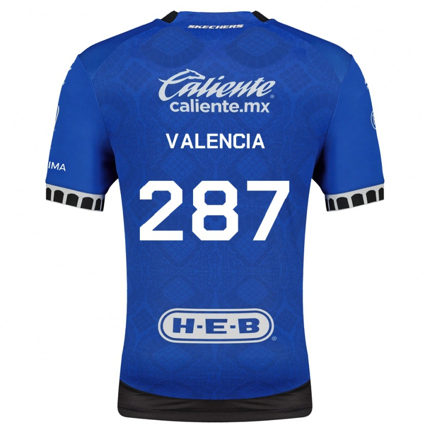 Danxen Dames Santiago Valencia #287 Koninklijk Blauw Wit Zwart Uitshirt Uittenue 2026/27 T-Shirt België