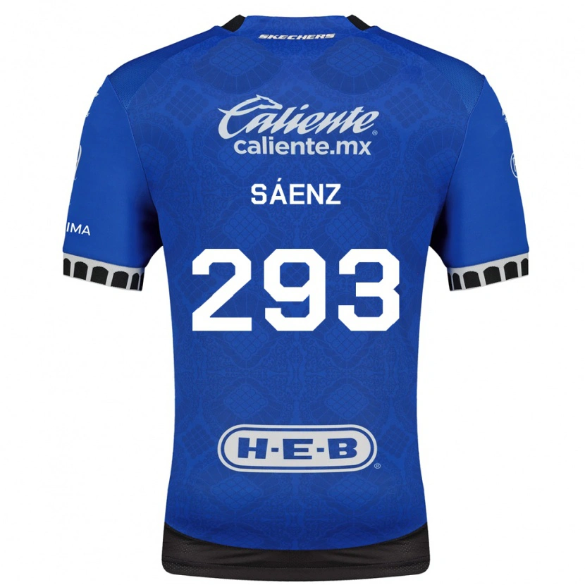 Danxen Dames Nicolás Sáenz #293 Koninklijk Blauw Wit Zwart Uitshirt Uittenue 2026/27 T-Shirt België