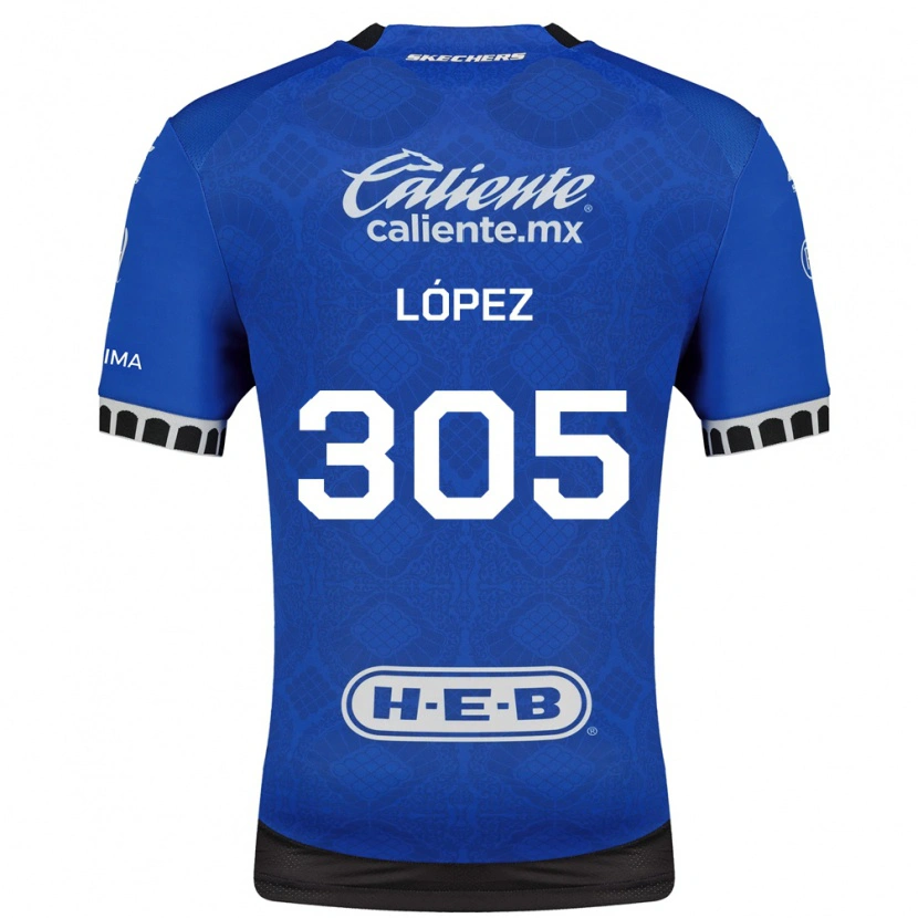 Danxen Dames Noé López #305 Koninklijk Blauw Wit Zwart Uitshirt Uittenue 2026/27 T-Shirt België