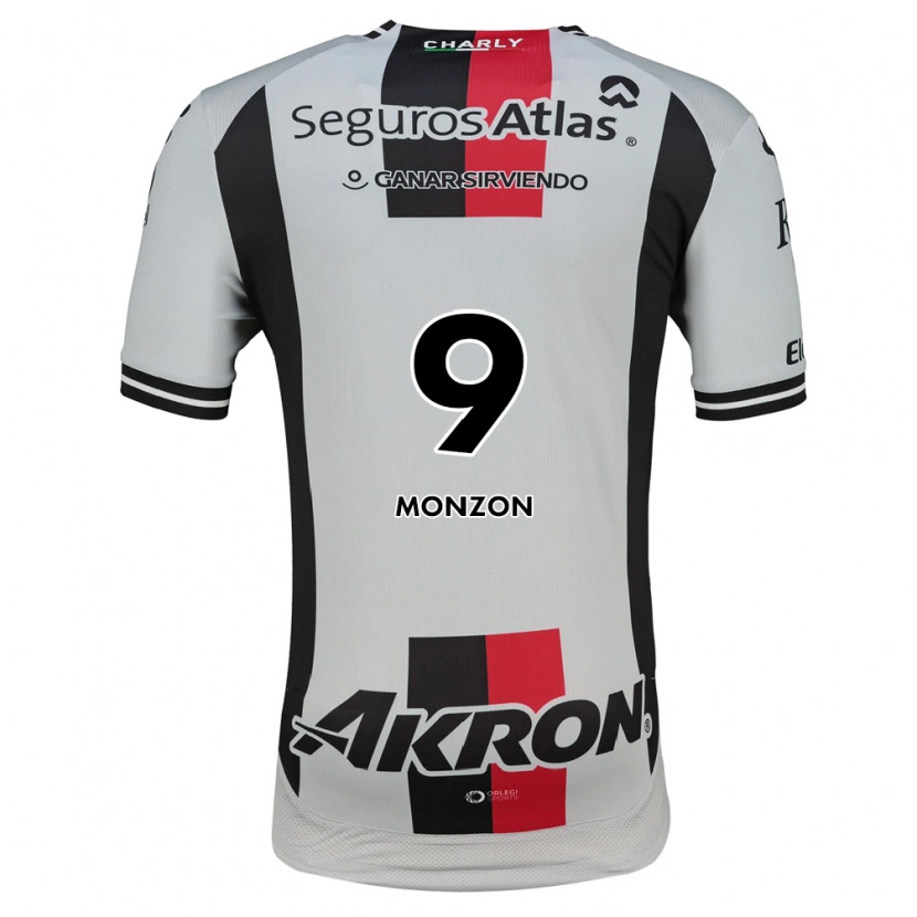 Danxen Dames Florián Monzón #9 Wit Rood Zwart Uitshirt Uittenue 2026/27 T-Shirt België