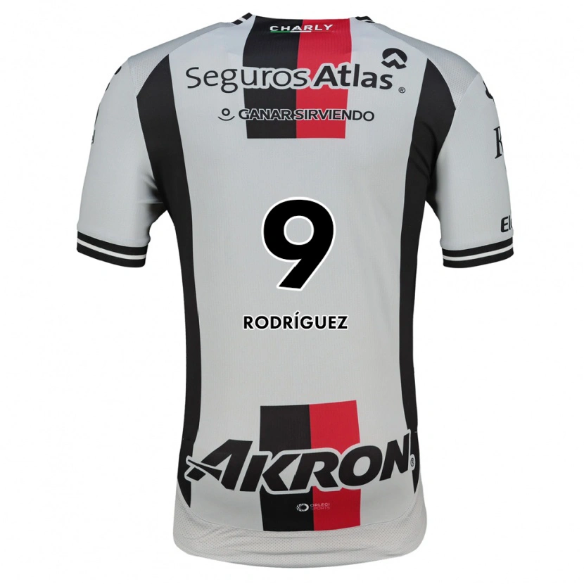 Danxen Dames Agustín Rodríguez #9 Wit Rood Zwart Uitshirt Uittenue 2026/27 T-Shirt België