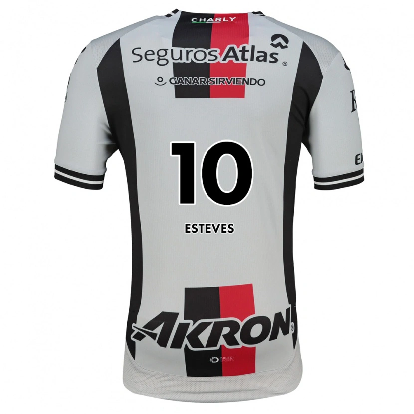 Danxen Dames Luís Esteves #10 Wit Rood Zwart Uitshirt Uittenue 2026/27 T-Shirt België