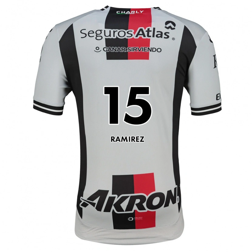 Danxen Dames Paulo Ramírez #15 Wit Rood Zwart Uitshirt Uittenue 2026/27 T-Shirt België