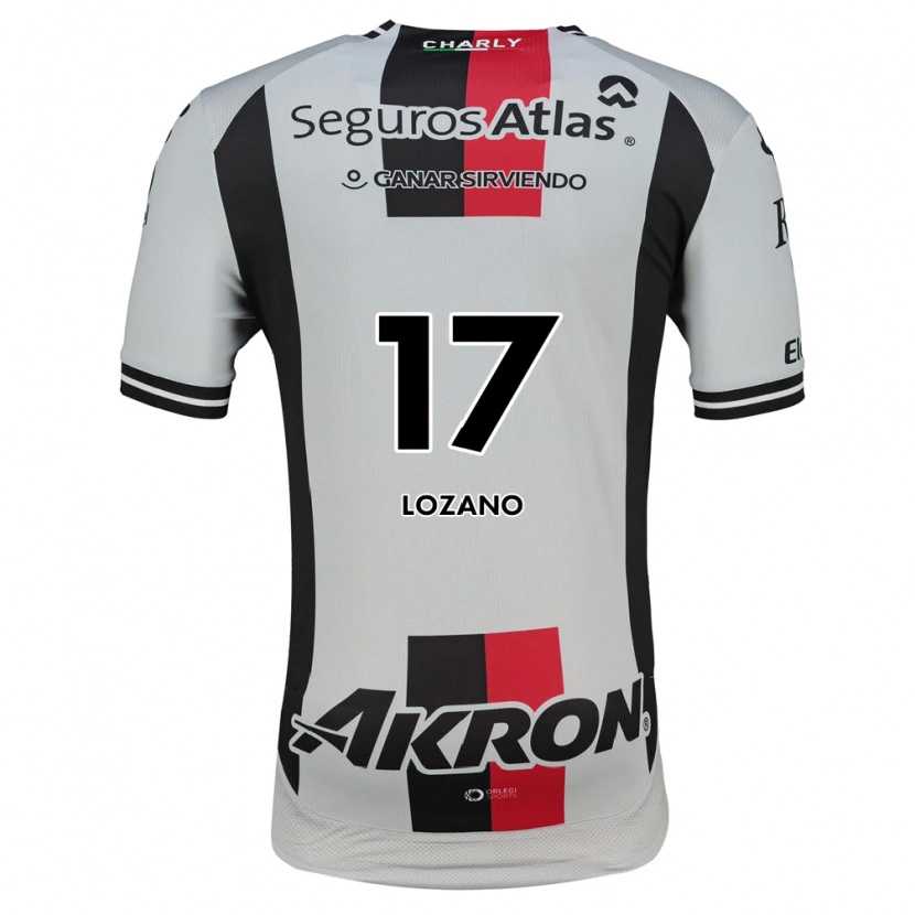 Danxen Dames Rivaldo Lozano #17 Wit Rood Zwart Uitshirt Uittenue 2026/27 T-Shirt België