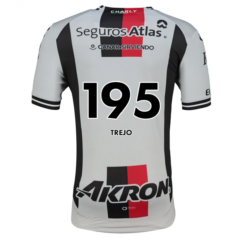 Danxen Dames Diego Trejo #195 Wit Rood Zwart Uitshirt Uittenue 2026/27 T-Shirt België