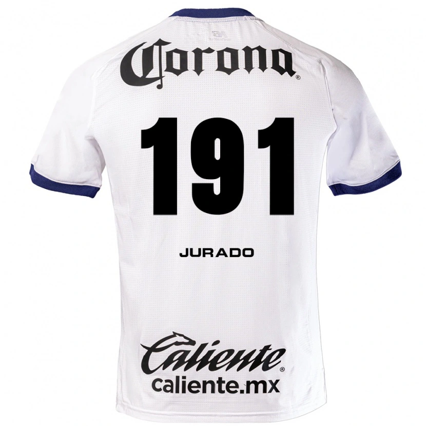 Danxen Dames Pablo Jurado #191 Wit Blauw Zwart Uitshirt Uittenue 2026/27 T-Shirt België