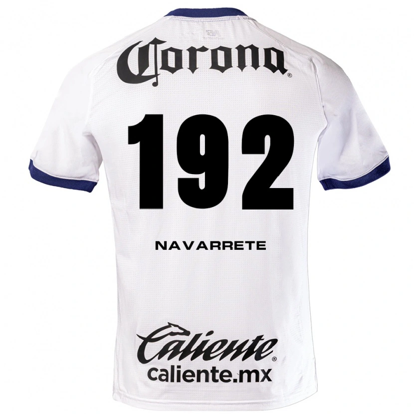 Danxen Dames Luis Navarrete #192 Wit Blauw Zwart Uitshirt Uittenue 2026/27 T-Shirt België