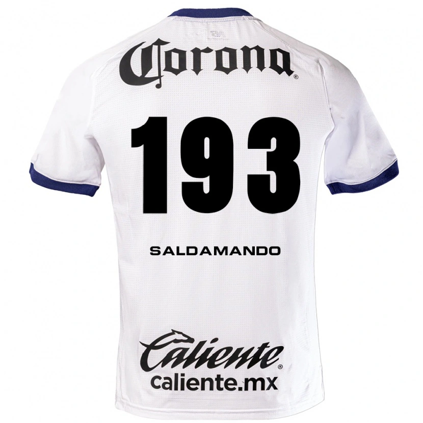 Danxen Dames José Saldamando #193 Wit Blauw Zwart Uitshirt Uittenue 2026/27 T-Shirt België