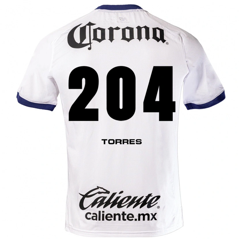 Danxen Dames Joaquín Torres #204 Wit Blauw Zwart Uitshirt Uittenue 2026/27 T-Shirt België