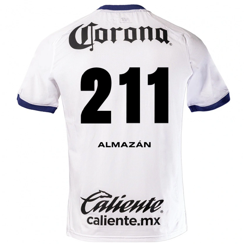Danxen Dames Fernando Almazán #211 Wit Blauw Zwart Uitshirt Uittenue 2026/27 T-Shirt België