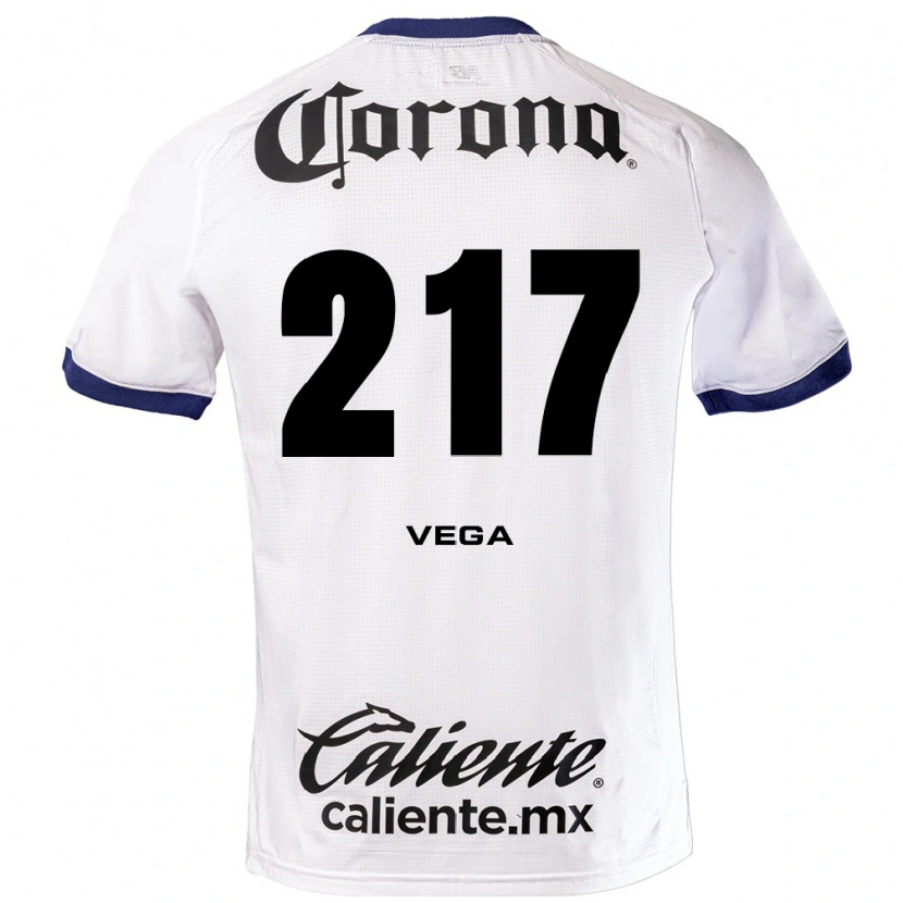 Danxen Dames Kevin Vega #217 Wit Blauw Zwart Uitshirt Uittenue 2026/27 T-Shirt België