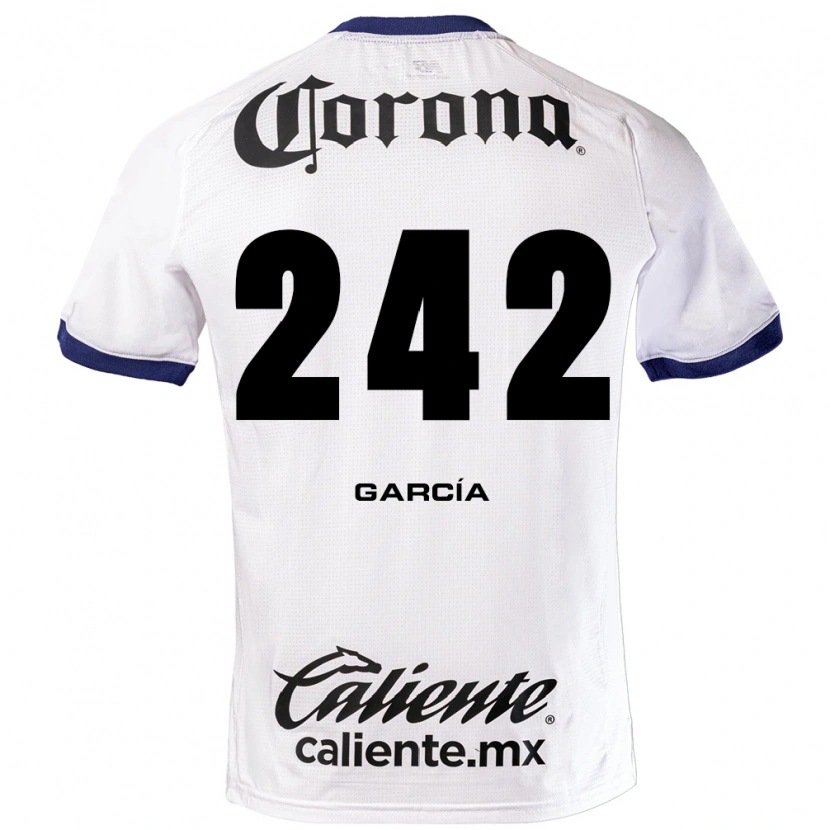 Danxen Dames Alejandro García #242 Wit Blauw Zwart Uitshirt Uittenue 2026/27 T-Shirt België
