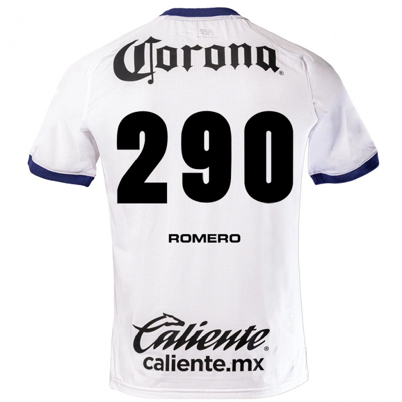 Danxen Dames Marvin Romero #290 Wit Blauw Zwart Uitshirt Uittenue 2026/27 T-Shirt België