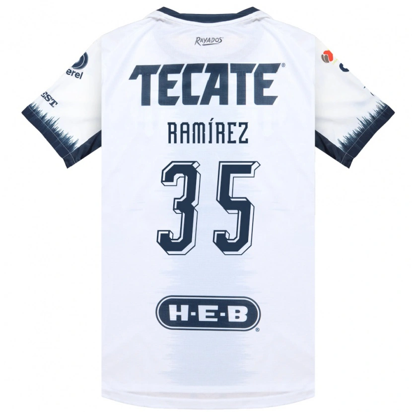 Danxen Dames Pedro Ramírez #35 Wit Inktblauw Rood Uitshirt Uittenue 2026/27 T-Shirt België