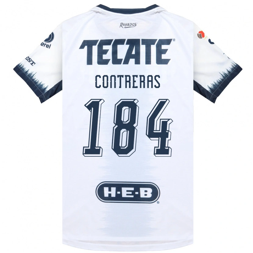 Danxen Dames Óscar Contreras #184 Wit Inktblauw Rood Uitshirt Uittenue 2026/27 T-Shirt België