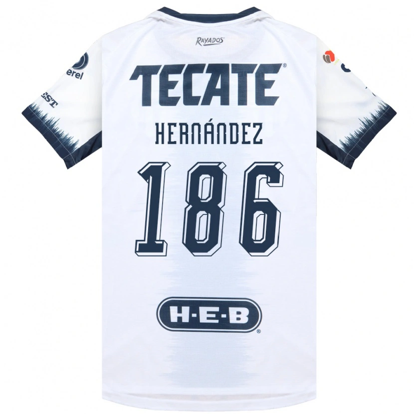 Danxen Dames Sebastián Hernández #186 Wit Inktblauw Rood Uitshirt Uittenue 2026/27 T-Shirt België