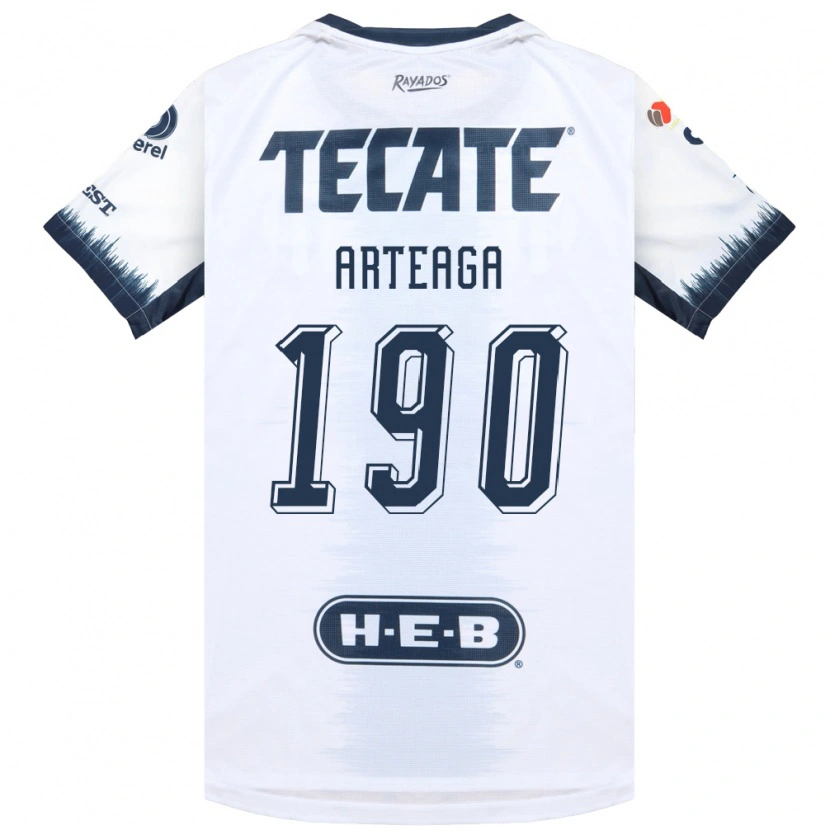 Danxen Dames Diego Arteaga #190 Wit Inktblauw Rood Uitshirt Uittenue 2026/27 T-Shirt België