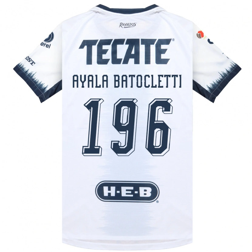 Danxen Dames Nahuel Ayala Batocletti #196 Wit Inktblauw Rood Uitshirt Uittenue 2026/27 T-Shirt België