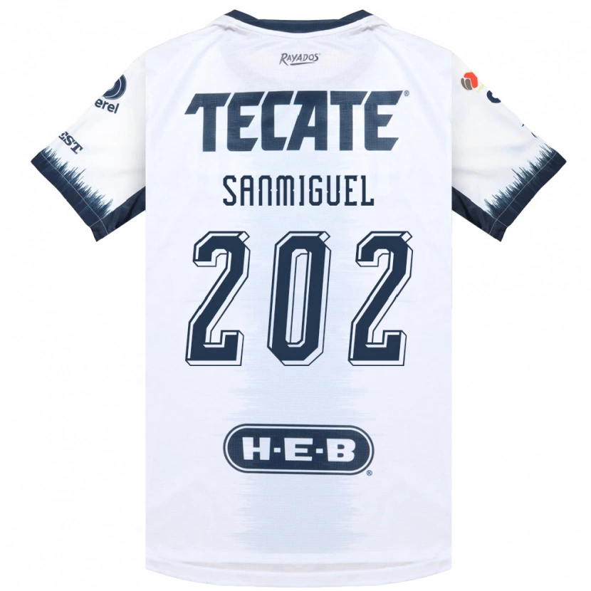 Danxen Dames Carlos Sanmiguel #202 Wit Inktblauw Rood Uitshirt Uittenue 2026/27 T-Shirt België