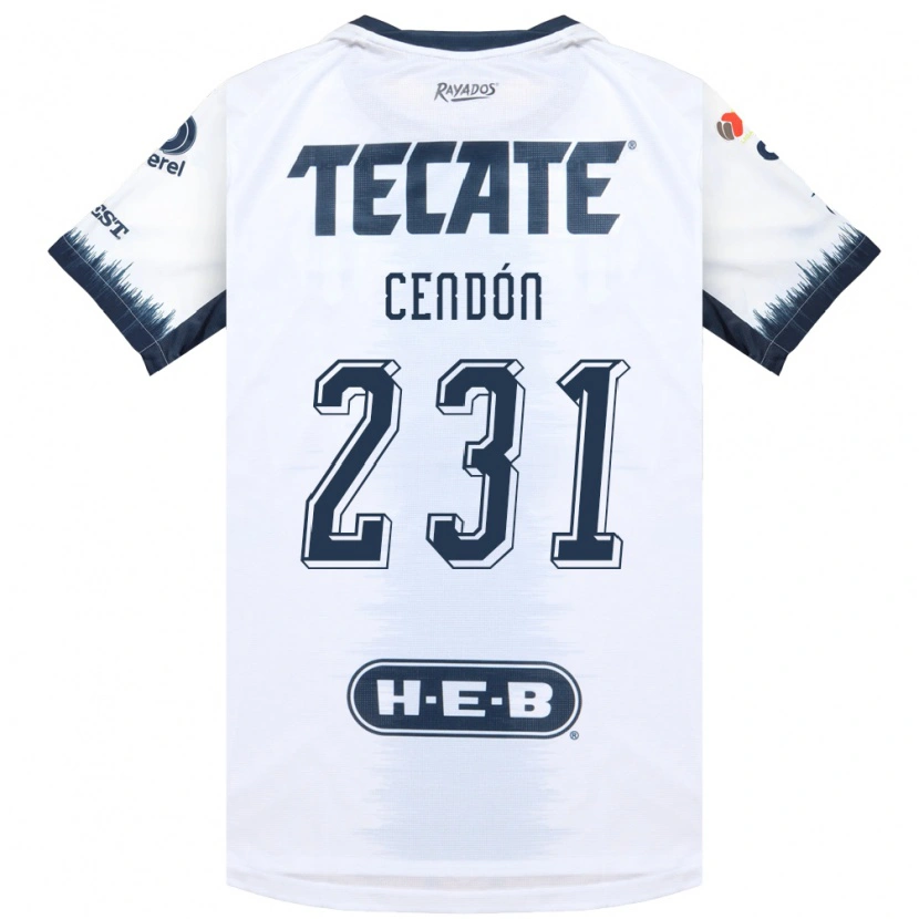 Danxen Dames Maximiliano Cendón #231 Wit Inktblauw Rood Uitshirt Uittenue 2026/27 T-Shirt België