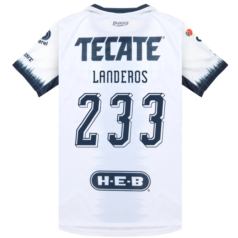 Danxen Dames Jorge Landeros #233 Wit Inktblauw Rood Uitshirt Uittenue 2026/27 T-Shirt België