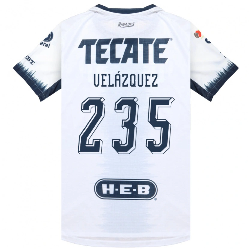 Danxen Dames Álvaro Velázquez #235 Wit Inktblauw Rood Uitshirt Uittenue 2026/27 T-Shirt België