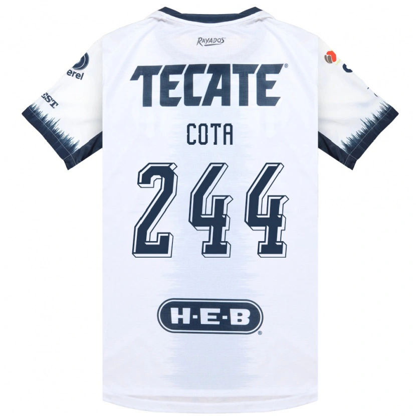 Danxen Dames Mario Cota #244 Wit Inktblauw Rood Uitshirt Uittenue 2026/27 T-Shirt België