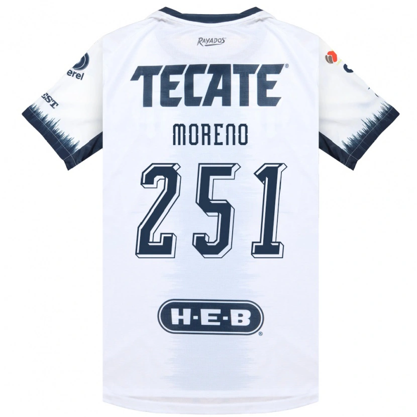 Danxen Dames Josué Moreno #251 Wit Inktblauw Rood Uitshirt Uittenue 2026/27 T-Shirt België