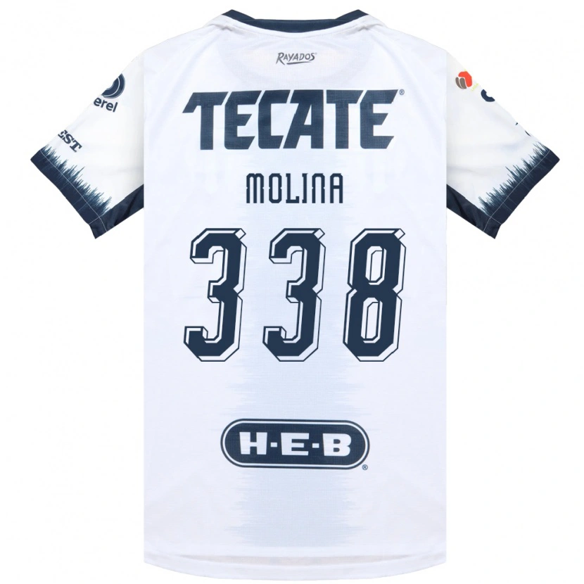 Danxen Dames Johann Molina #338 Wit Inktblauw Rood Uitshirt Uittenue 2026/27 T-Shirt België