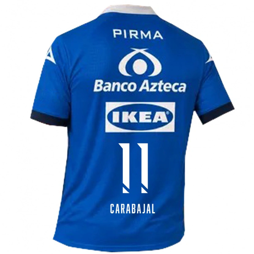 Danxen Dames Gabriel Carabajal #11 Blauw Wit Uitshirt Uittenue 2026/27 T-Shirt België