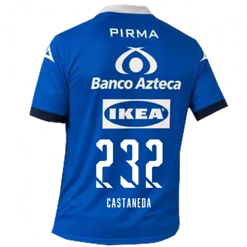 Danxen Dames Ángel Castañeda #232 Blauw Wit Uitshirt Uittenue 2026/27 T-Shirt België