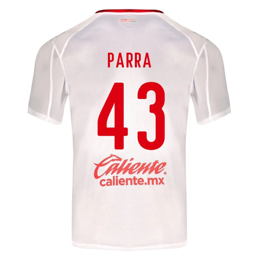 Danxen Dames Rodrigo Parra #43 Wit Groen Rood Uitshirt Uittenue 2026/27 T-Shirt België