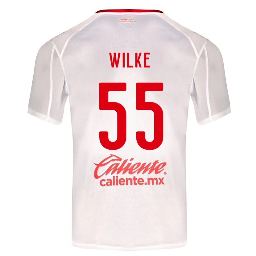 Danxen Dames Teun Wilke #55 Wit Groen Rood Uitshirt Uittenue 2026/27 T-Shirt België