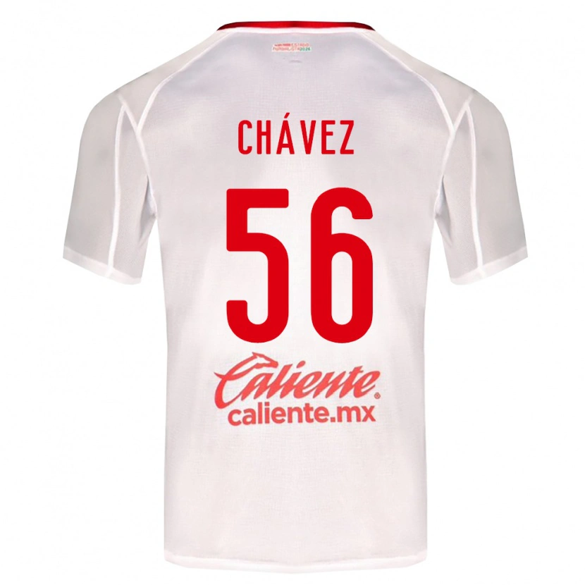 Danxen Dames Ángel Chávez #56 Wit Groen Rood Uitshirt Uittenue 2026/27 T-Shirt België