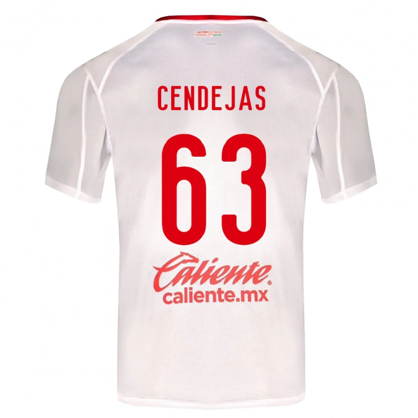Danxen Dames Matías Cendejas #63 Wit Groen Rood Uitshirt Uittenue 2026/27 T-Shirt België