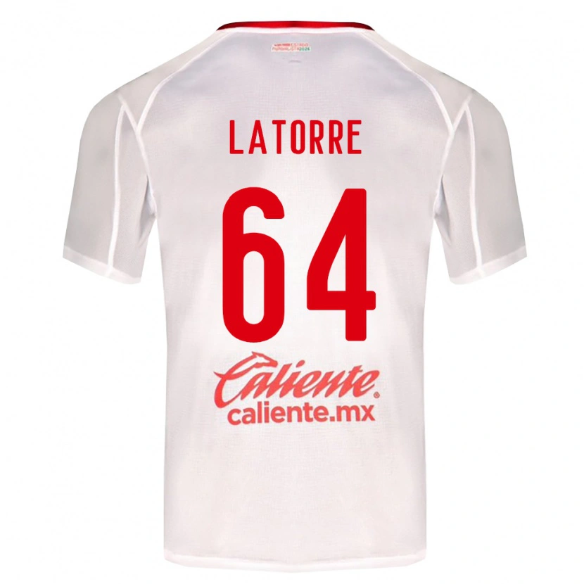 Danxen Dames Diego Latorre #64 Wit Groen Rood Uitshirt Uittenue 2026/27 T-Shirt België